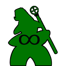 My green wizard meeple icon